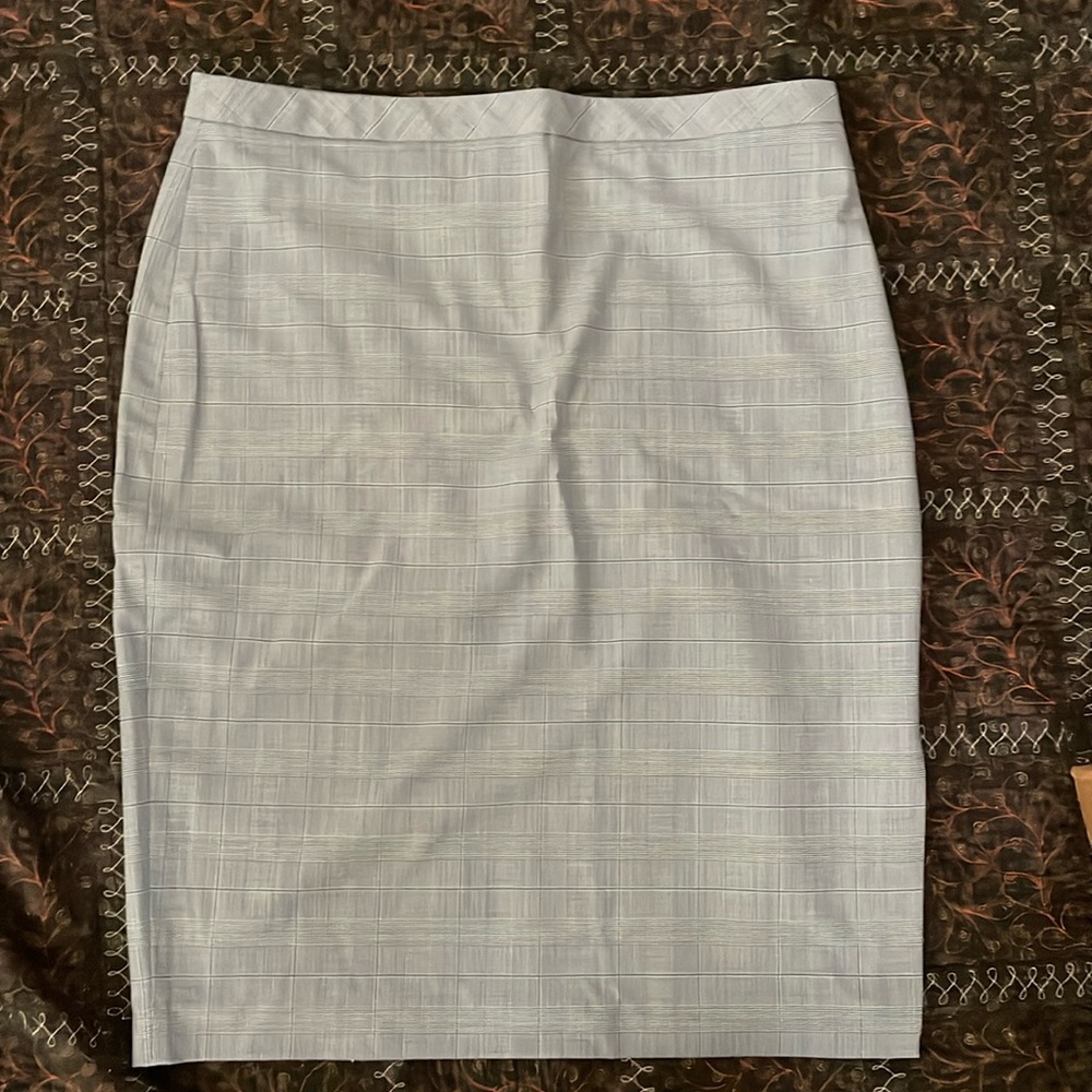 Banana republic Plaid pencil skirt